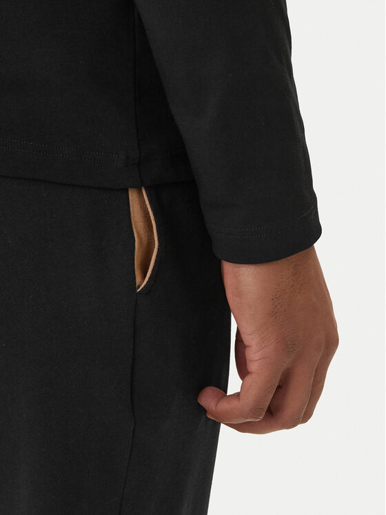 BOSS BOSS Pulóver Mix&Match 50515306 Fekete Regular Fit