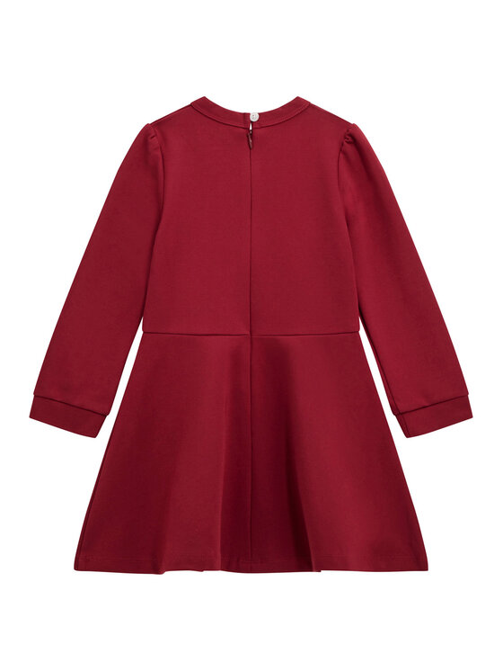 Guess Guess Pletena obleka K5BK03 KAE30 Bordo rdeča Regular Fit