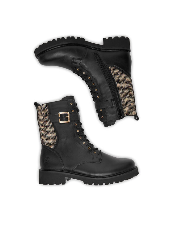 Remonte Remonte Schnürschuhe D8658-03 Schwarz