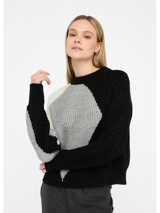 Liu Jo Liu Jo Maglione CF5400MA65NC3798 Nero Regular Fit