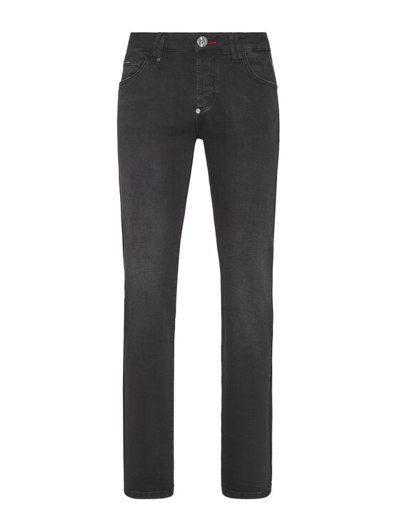 PHILIPP PLEIN PHILIPP PLEIN Jeansy 251 Černá Straight Fit