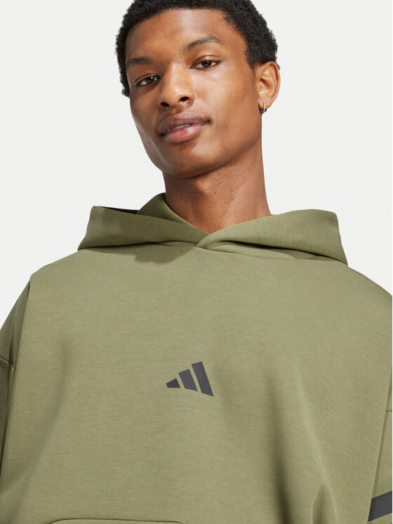adidas adidas Bluză Future Icons 3-Stripes JD4856 Verde Regular Fit