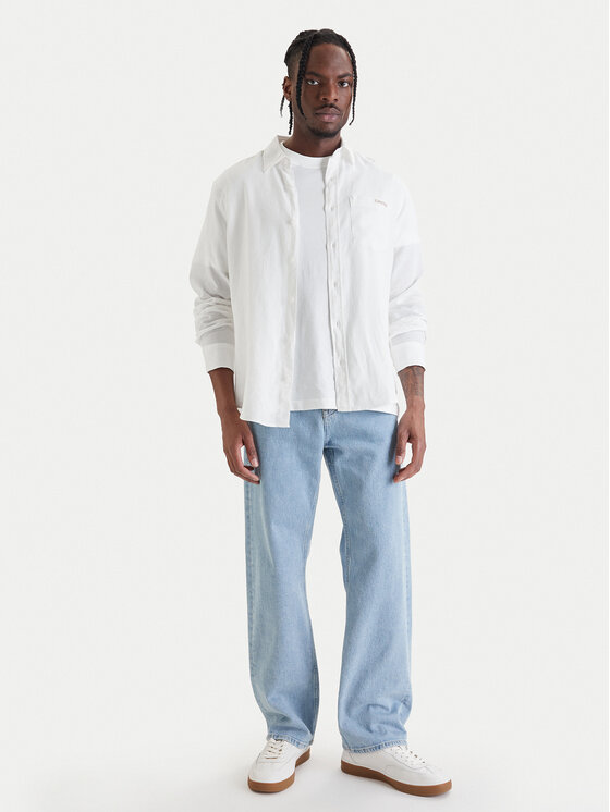 Calvin Klein Jeans Calvin Klein Jeans Särk LV04RF121G Valge Regular Fit