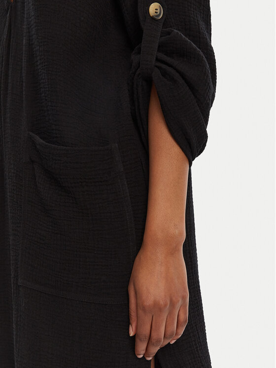 Seafolly Seafolly Strandkleid Essential 54020-CU Schwarz Relaxed Fit