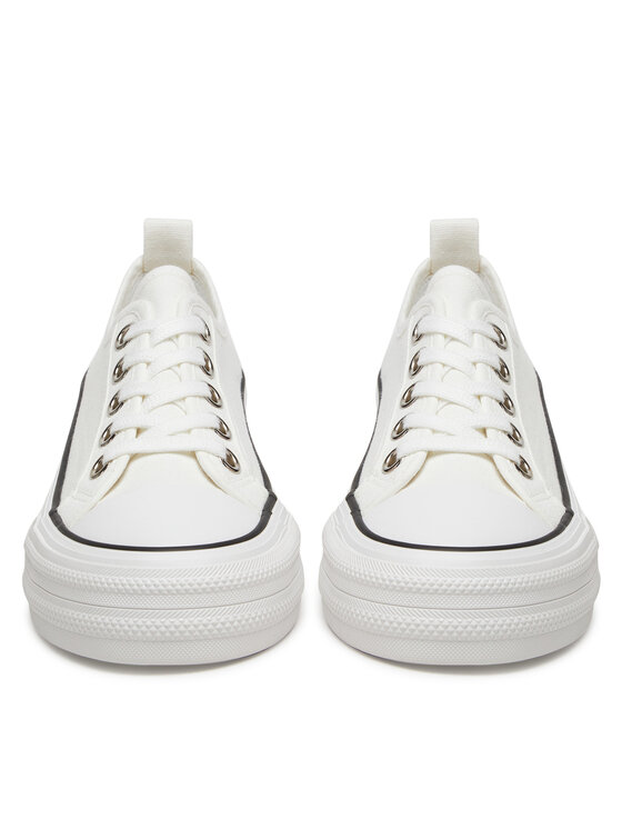 DeeZee DeeZee Sneakers aus Stoff AM25234-D Weiß