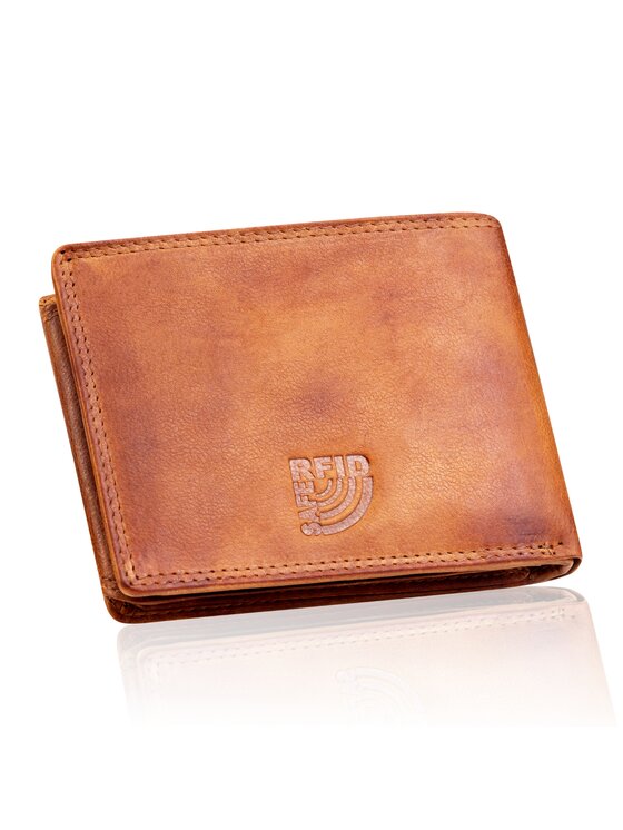 Mustang Mustang Portfel DENIMO WALLET Brązowy
