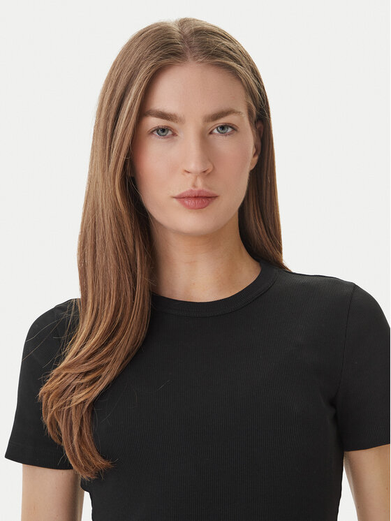 ONLY ONLY Тишърт Val 15339774 Черен Slim Fit