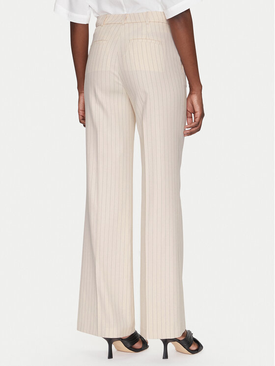 Morgan Morgan Pantaloni di tessuto 251-PVIVI.F M Écru Regular Fit