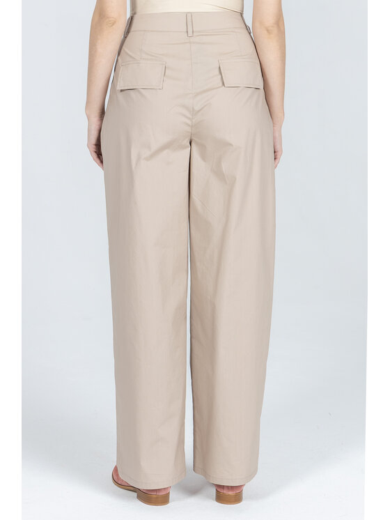 Deni Cler Milano Deni Cler Milano Spodnie materiałowe T-DC-5229-F2-10-13-1 Beżowy Loose Leg