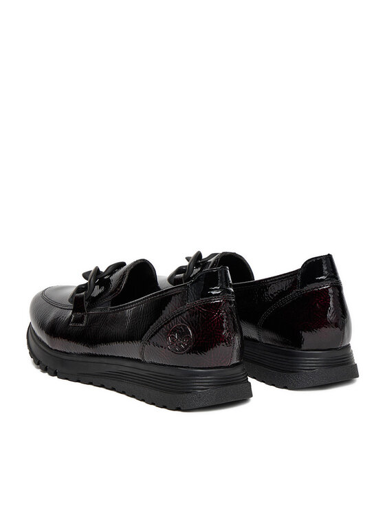 Rieker Rieker Nizki čevlji 49051-35 Bordo rdeča