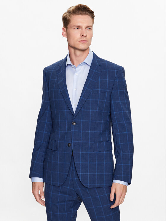 Abito completo 50491007 Blu Slim Fit