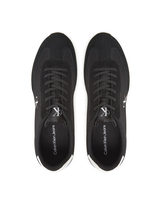 Calvin Klein Jeans Calvin Klein Jeans Sneakersy Retro Runner Lace Up Ny-Su YM0YM01325 Czarny