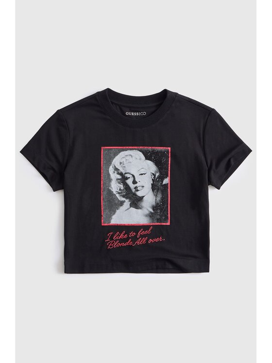 Guess Guess T-Shirt 182713 Czarny Classic Fit
