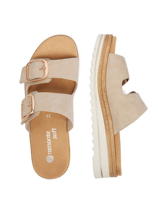 Remonte Remonte Pantoletten CEO-D0Q66-62 Hellbeige