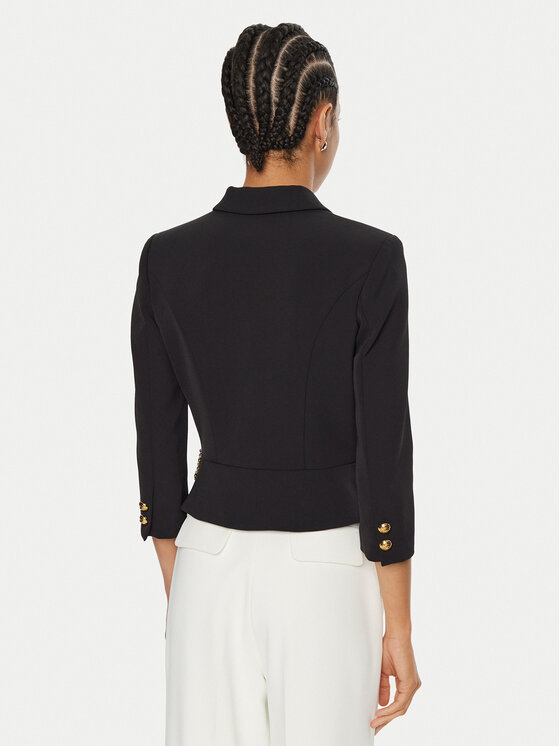 Elisabetta Franchi Elisabetta Franchi Zakó GI-T85-46E2 Fekete Regular Fit