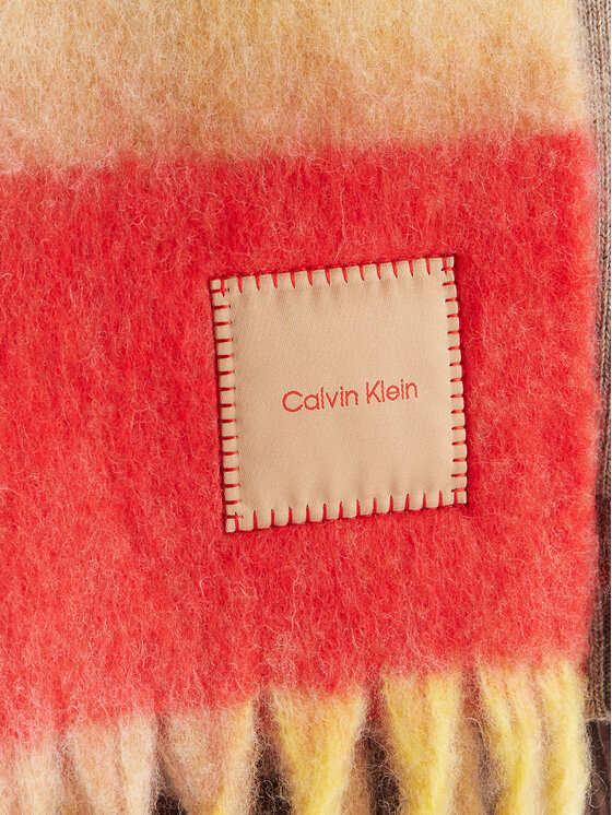 Calvin Klein Calvin Klein Schal Patch Brushed LV04D8070G Beige
