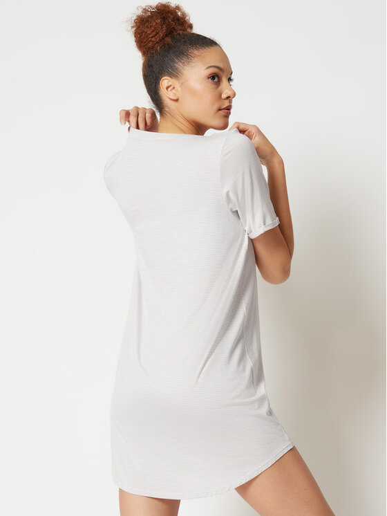 Skiny Skiny Koszula nocna 80772 Szary Regular Fit