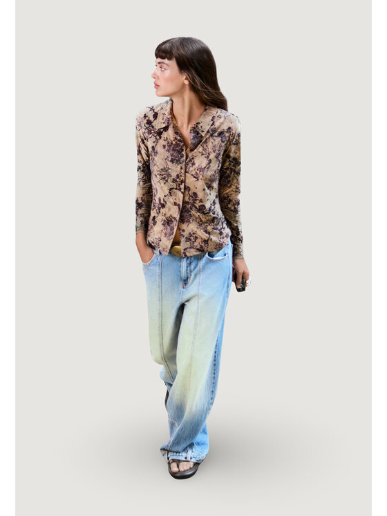 Desigual Desigual Πουκάμισο TS_NAOMI Μαύρο Casual Fit