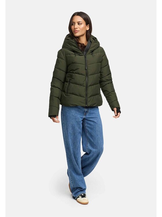 Marikoo Marikoo Kurtka zimowa Yukanii Zielony Regular Fit