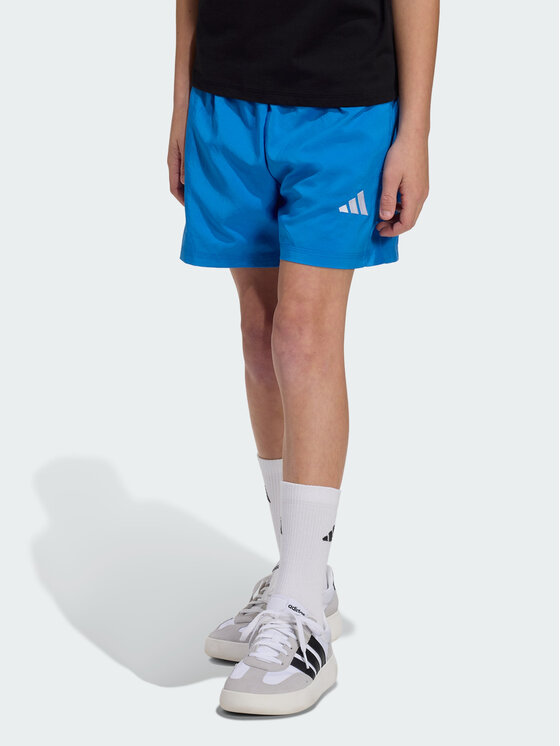 adidas adidas Szorty materiałowe 155857 Niebieski Regular Fit