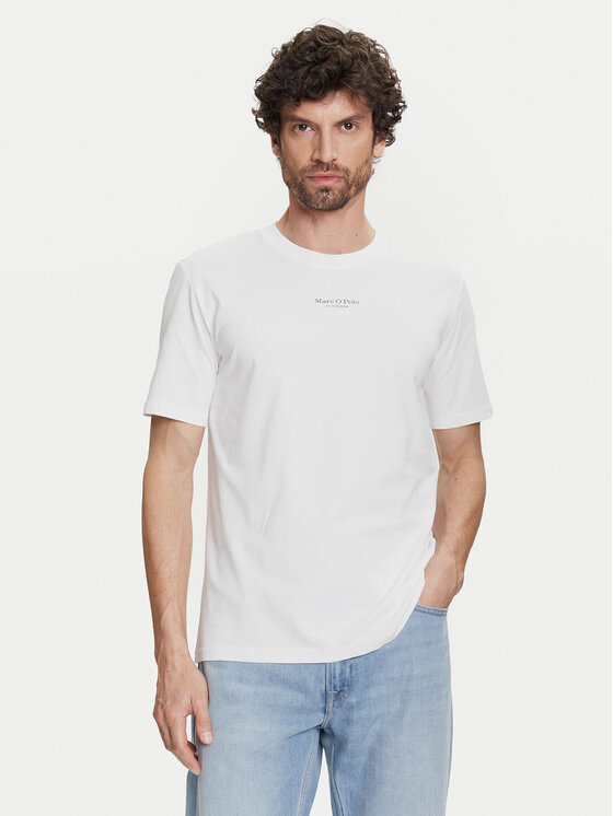 Marc O'Polo Marc O'Polo T-Shirt B21 2012 51382 Biały Regular Fit
