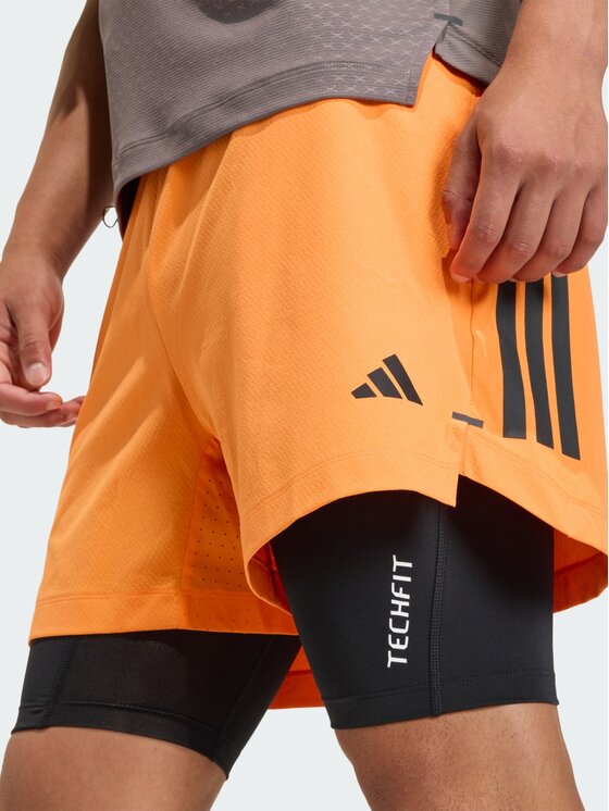 adidas adidas Szorty sportowe 158811 Pomarańczowy Regular Fit