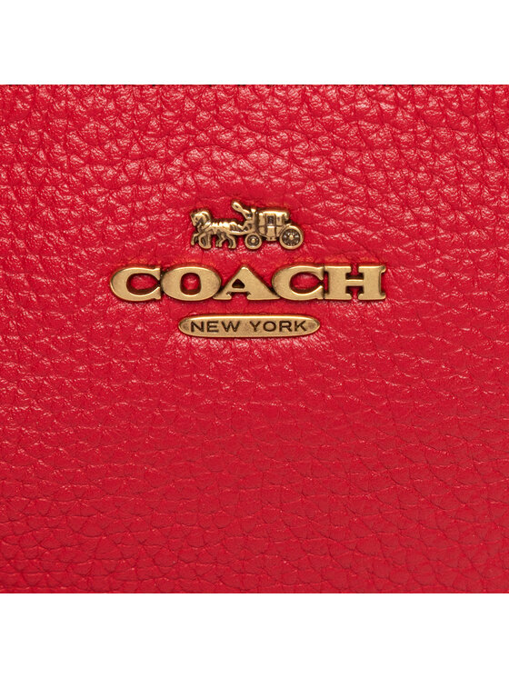 Coach Coach Kabelka Pol Peb Sml Wrl 22952 B4RHM Červená