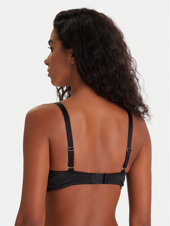 Hunkemöller Hunkemöller Podprsenka s kosticemi Avela 302375 Černá