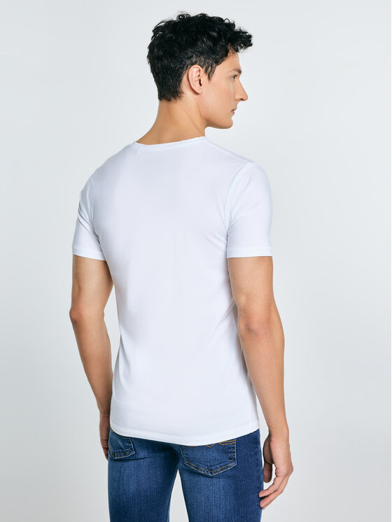 BIG STAR BIG STAR Koszula SUPICLASSICOV Biały Slim Fit