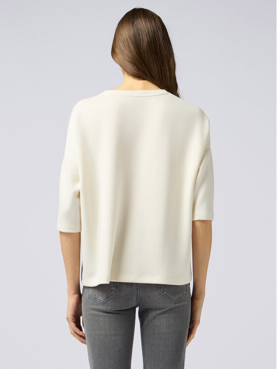 Oltre Oltre Felpa G953J004221N021 Bianco Over Fit