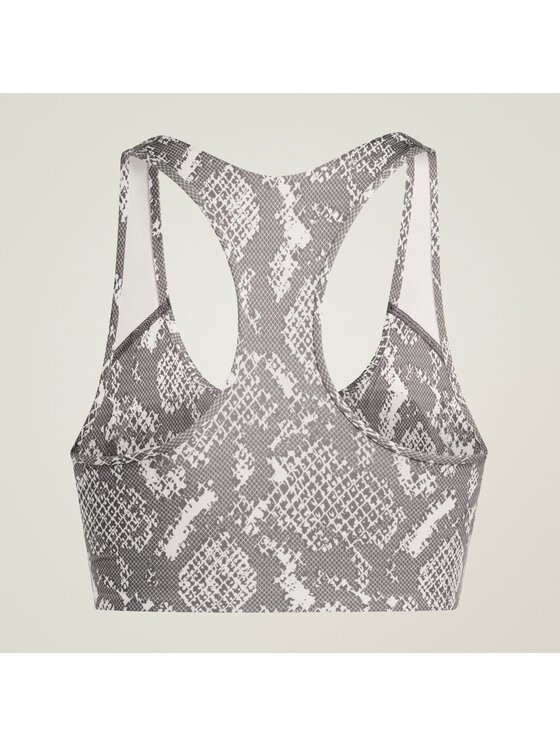 adidas by Stella McCartney adidas by Stella McCartney Biustonosz sportowy By Stella McCartney Power Impact Training Bra Medium Support Beżowy