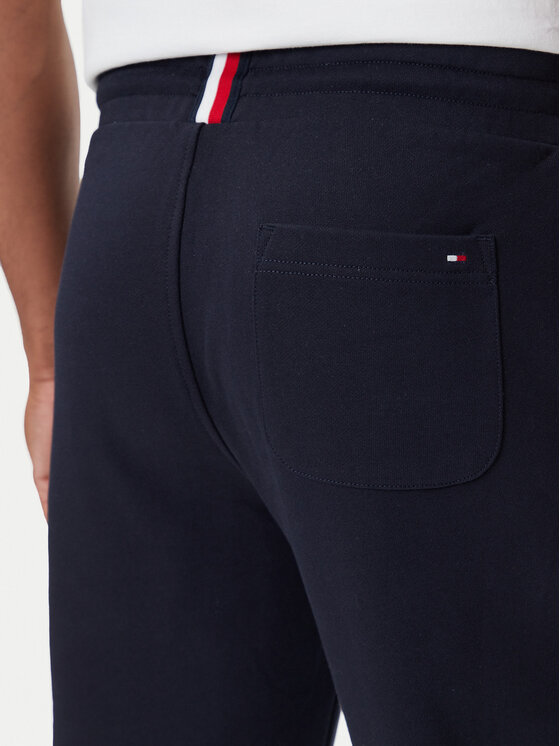 Tommy Hilfiger Tommy Hilfiger Spodnie dresowe Basic Branded MW0MW08388 Granatowy Regular Fit