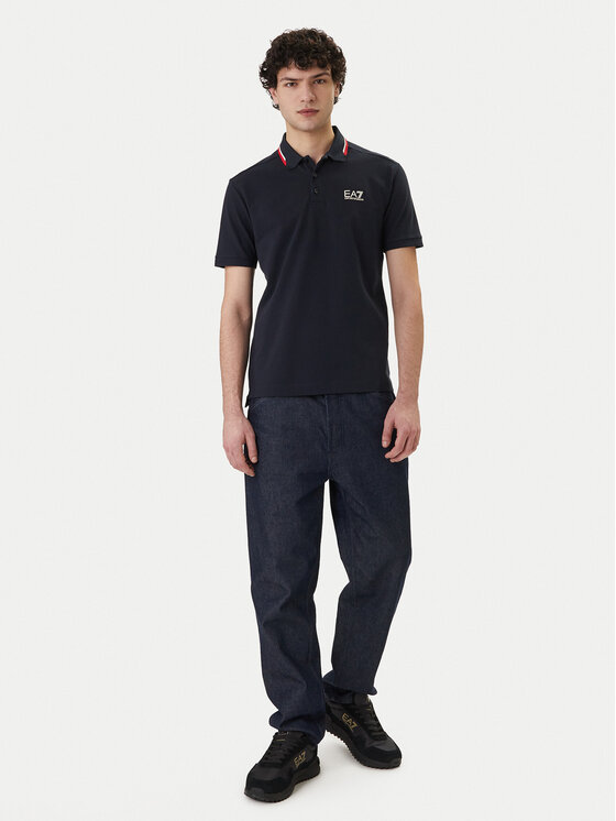 EA7 Emporio Armani EA7 Emporio Armani Tricou polo 7M001604 AF13511 UB102 Bleumarin Regular Fit