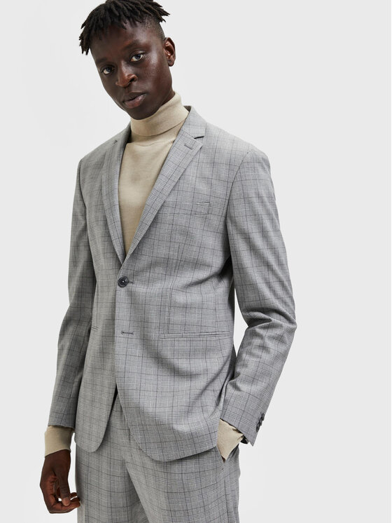 Selected Homme Selected Homme Sakko 16087746 Grau Slim Fit