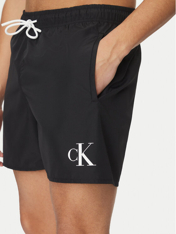 Calvin Klein Swimwear Calvin Klein Swimwear Úszónadrág KM0KM01101 Fekete Regular Fit