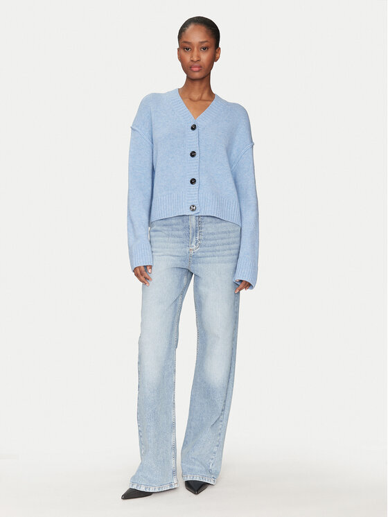 DAY BIRGER ÉT MIKKELSEN DAY BIRGER ÉT MIKKELSEN Kardigan Jordane DAY65243701 Niebieski Oversize