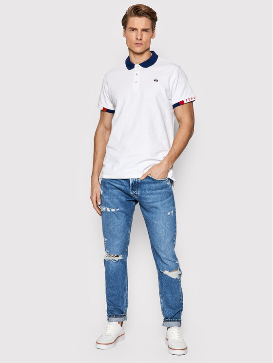 Pepe Jeans Pepe Jeans Džínsy Callen Crop PM206317 Modrá Relaxed Fit