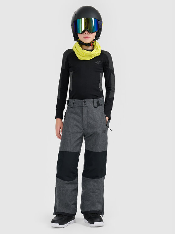 4F 4F Spodnie snowboardowe SNOWBOARD Czarny Regular Fit