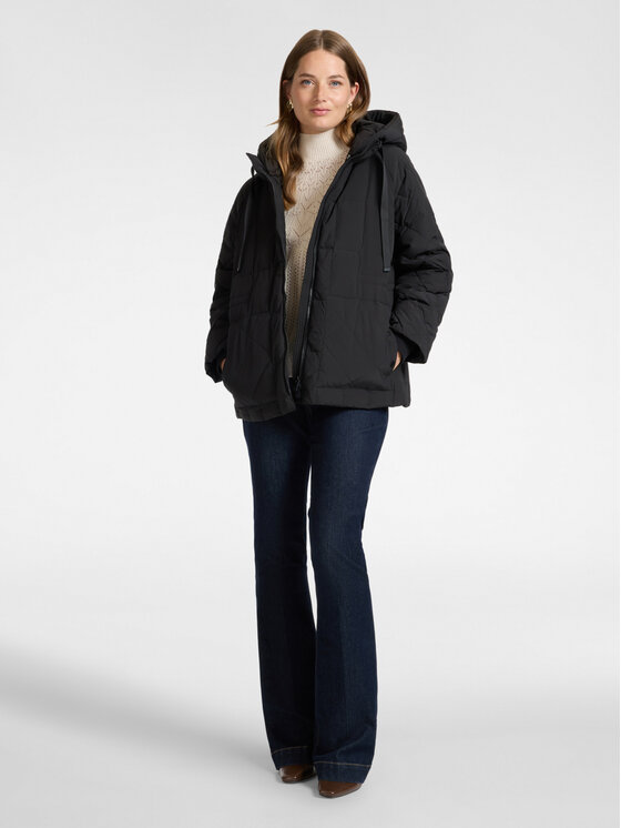 Elena Mirò Elena Mirò Giubbotto piumino F801Z100045N033 Nero Over Fit