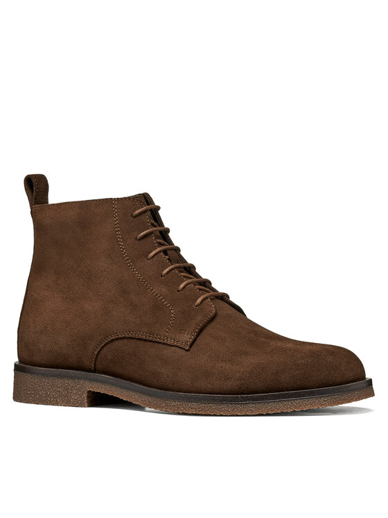 Geox Geox Trzewiki U Claudio U6658A 00022 C6006 Brązowy ciemny