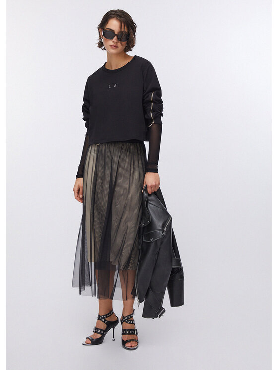 Liu Jo Liu Jo Felpa TA6092FS09022222 Nero Regular Fit