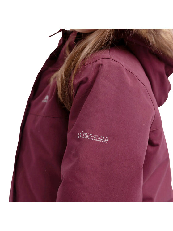 Trespass Trespass Kurtka przeciwdeszczowa Rhoda Fioletowy Long Fit