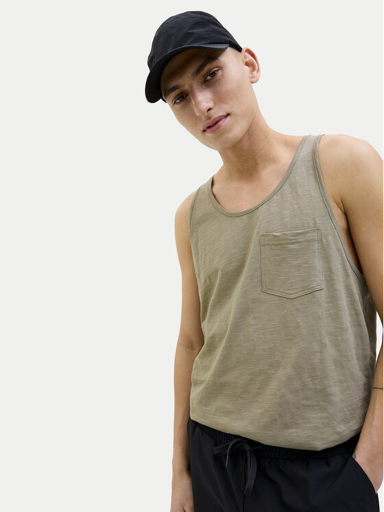 Jack & Jones Jack & Jones Tank top Varenna 12273165 Beżowy Regular Fit