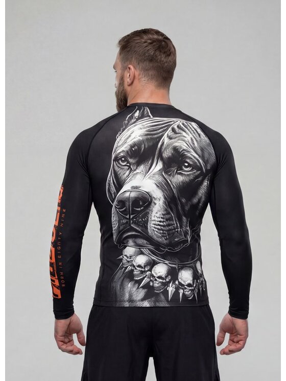 PITBULL PITBULL Koszulka techniczna BLACKY Czarny Regular Fit