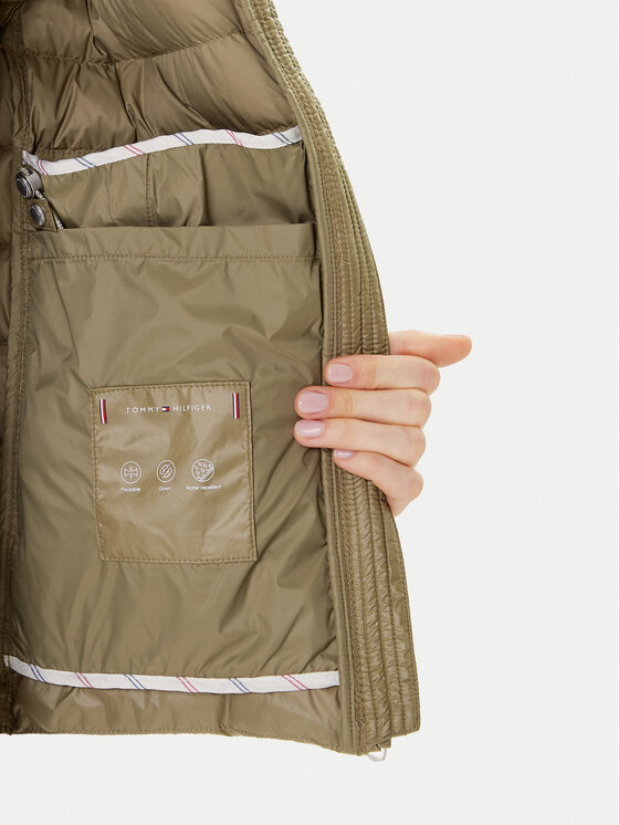 Tommy Hilfiger Tommy Hilfiger Bezrękawnik WW0WW45499 Khaki Regular Fit
