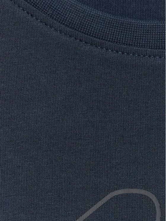 4F 4F T-Shirt BASIC+ Granatowy Oversize