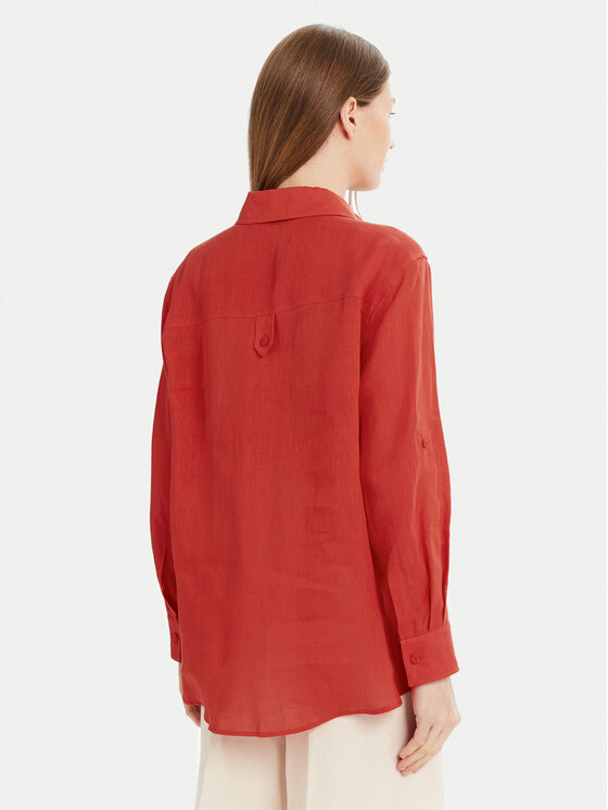 Marella Marella Camicia Ixie 2513111084 Rosso Regular Fit