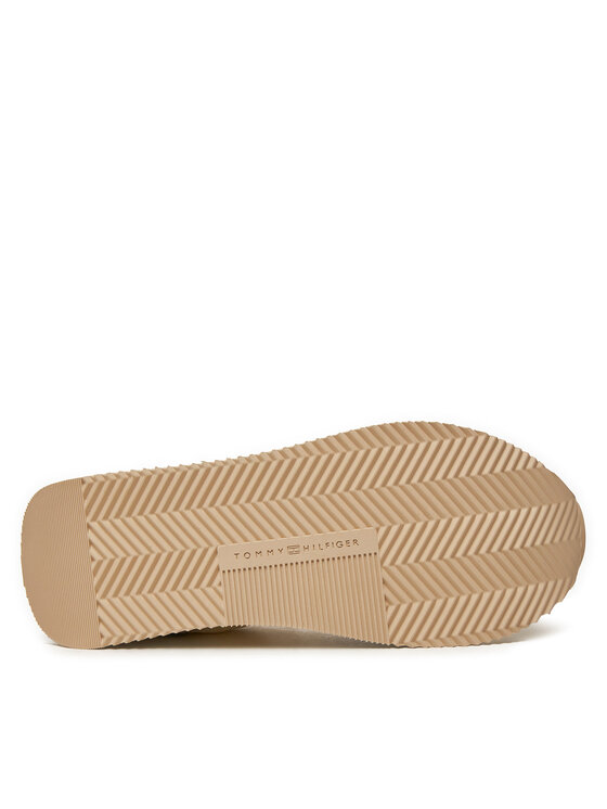 Tommy Hilfiger Tommy Hilfiger Снікерcи Essential Runner FW0FW08332 Écru