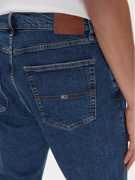 Tommy Jeans Tommy Jeans Kratke traperice Ryan DM0DM21851 Plava Slim Fit