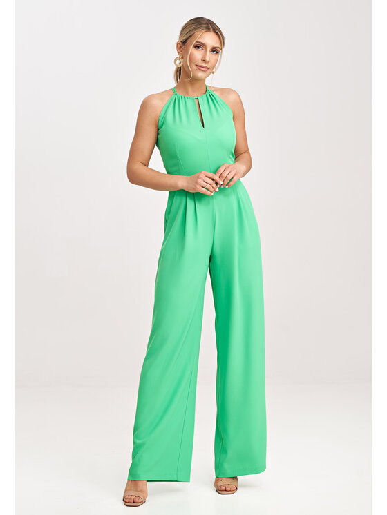 FIGL FIGLFIGL Jumpsuit M1023 Verde Regular Fit